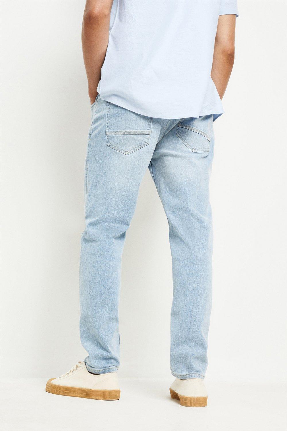 Jeans Tapered Light Blue Jeans Burton